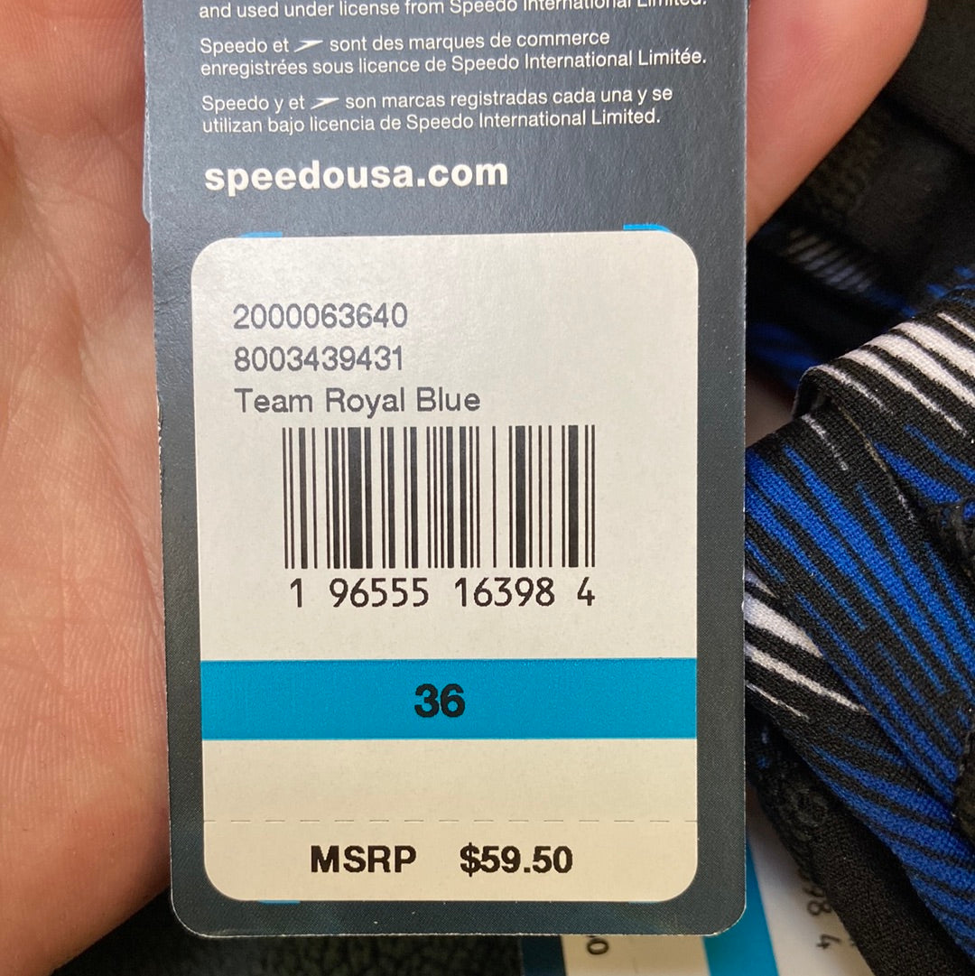 Speedo Endurance+ Team Royal Blue Jammer Size 36