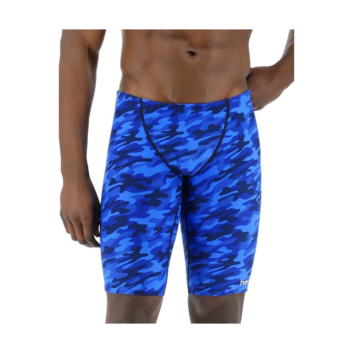 TYR Blue Camo Jammer Size 38