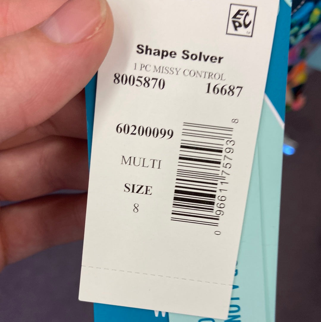 Penbrooke Shape Solver Multi One Piece Missy Control Size 8