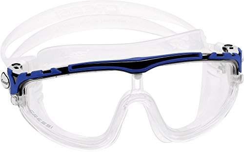 CRESSI Clear/Black/Blue Skylight Swimming Mask