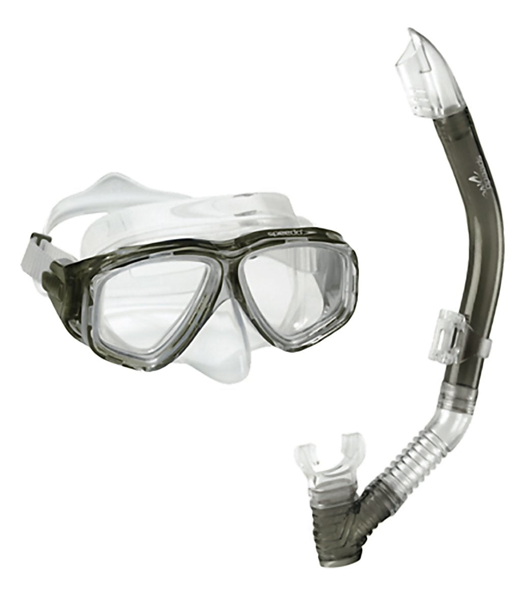 Speedo Smoke Adult Adventure Mask & Snorkel Set