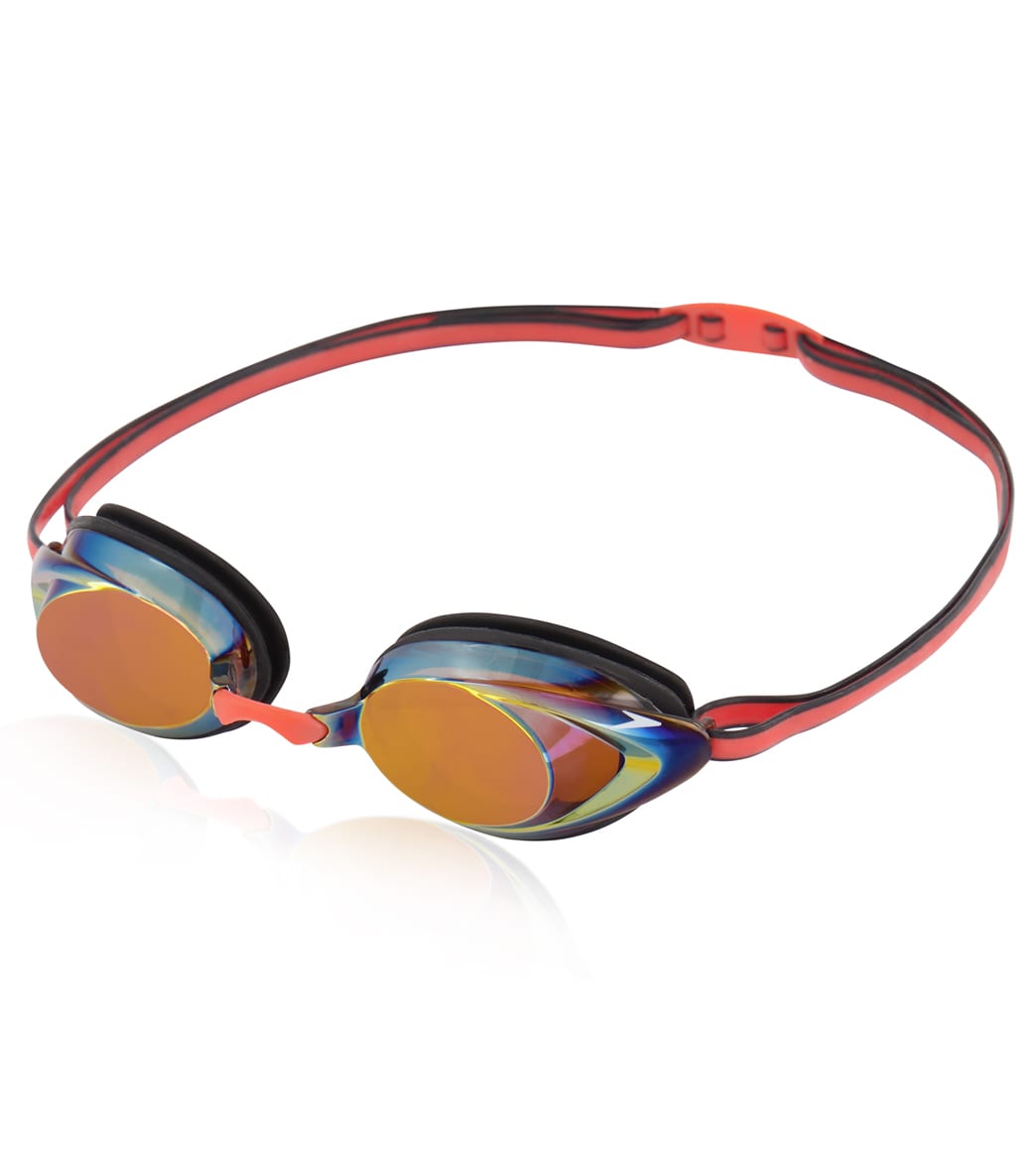 Speedo Black/Amber/Rosegold Women's Vanquisher 2.0 Mirrored Goggle