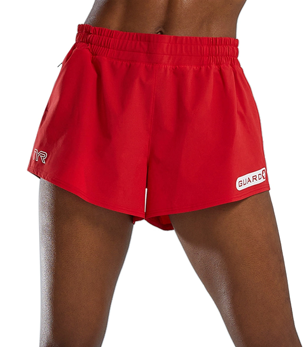 TYR Women's Red Guard Pace Running Shorts