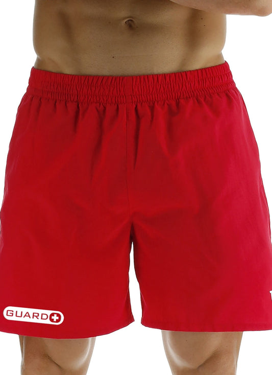 TYR Red Men's Guard Deck X Swim Short