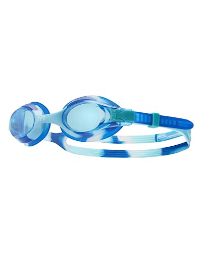 TYR Blue/Navy Kids' Swimple Tie Dye Goggle