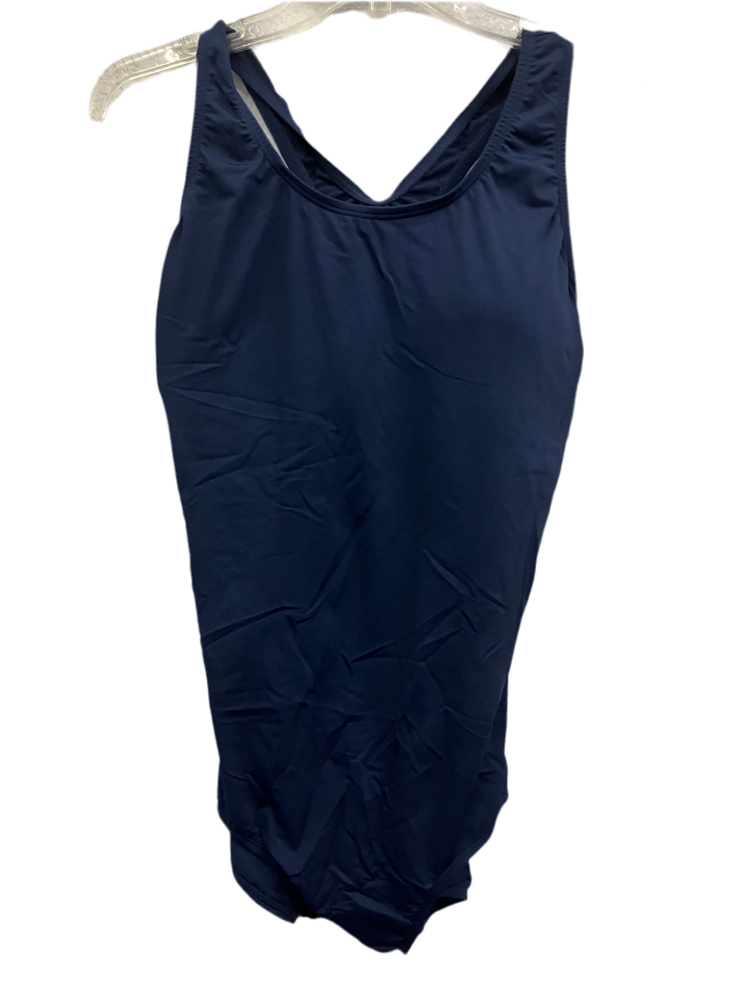 Dolfin Navy H Back One Piece Suit Size 16