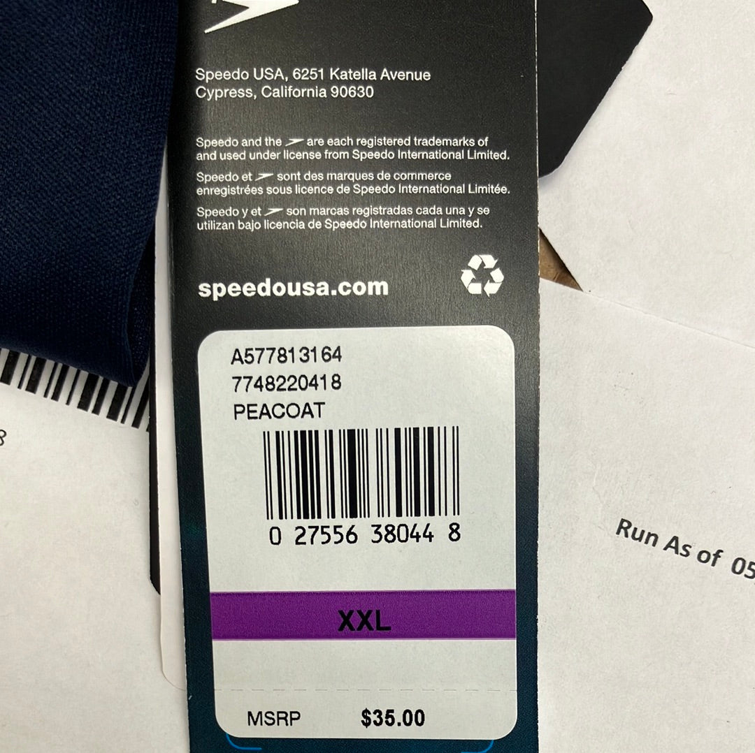 Speedo Peacoat Easy Swim Shirt Size XXL