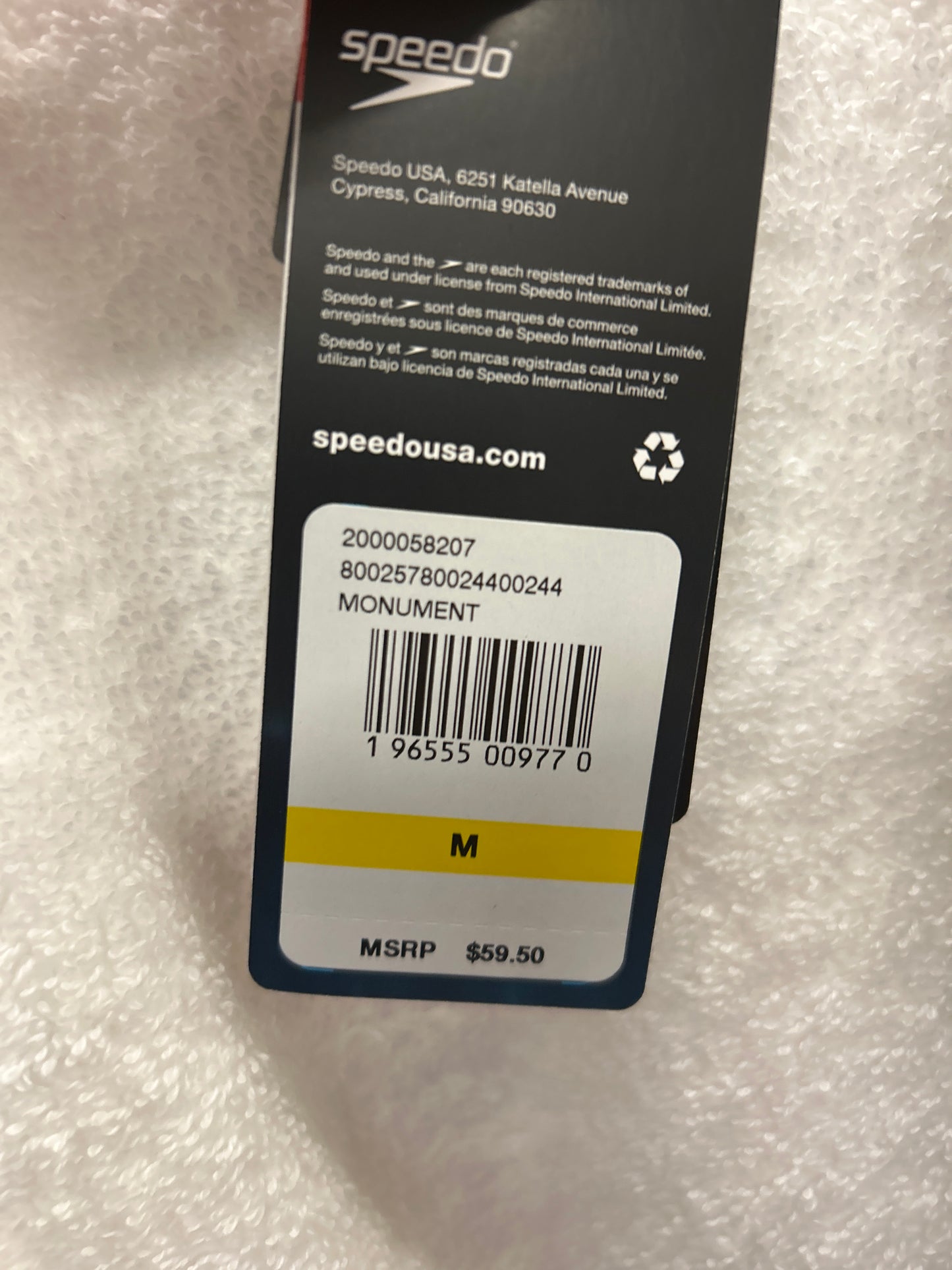 Speedo Hydro Square Leg Monument Size XL