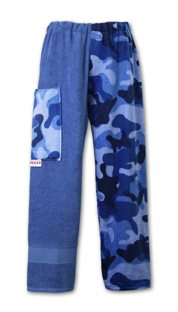 Blue Camo Towel Pants