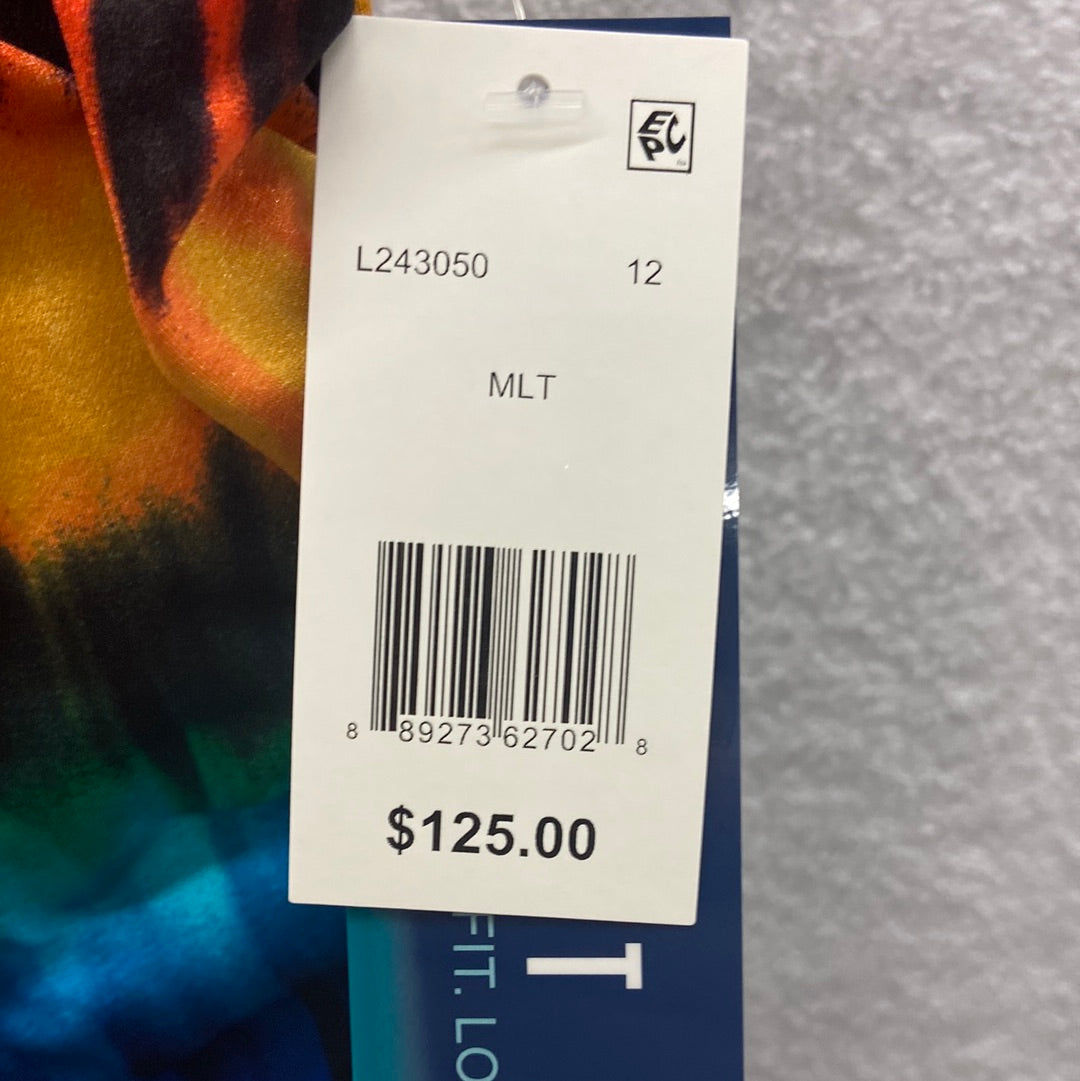 Longitude Heated Waters New Black/Multi Size 12