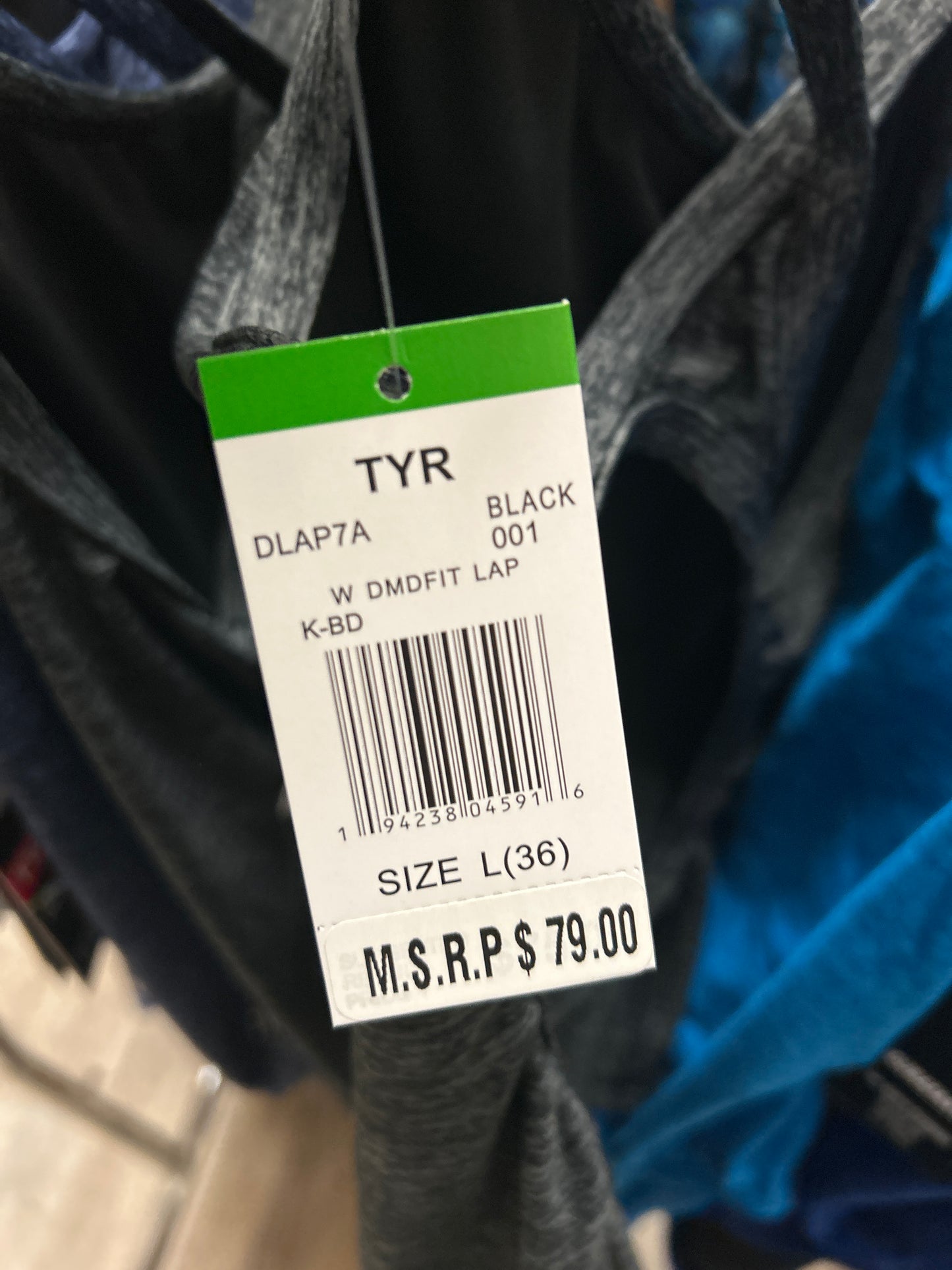 TYR Women’s Diamond Fit Lapped Black Size 38