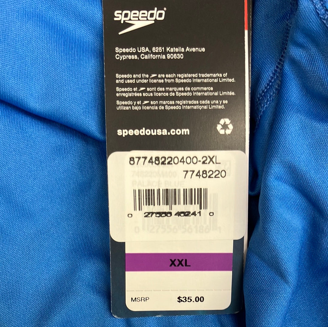 Speedo Palace Blue Easy Swim Shirt Size XXL
