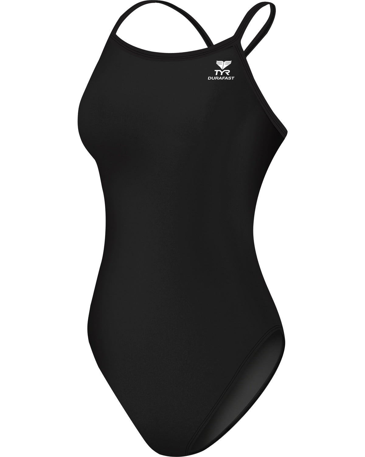 TYR Black Durafast One Diamondfit With Screen Printed Logo Size 32
