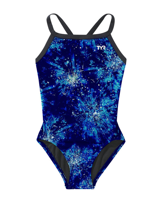 TYR Black/Blue Radiant Flare Durafast Diamondfit Size 28