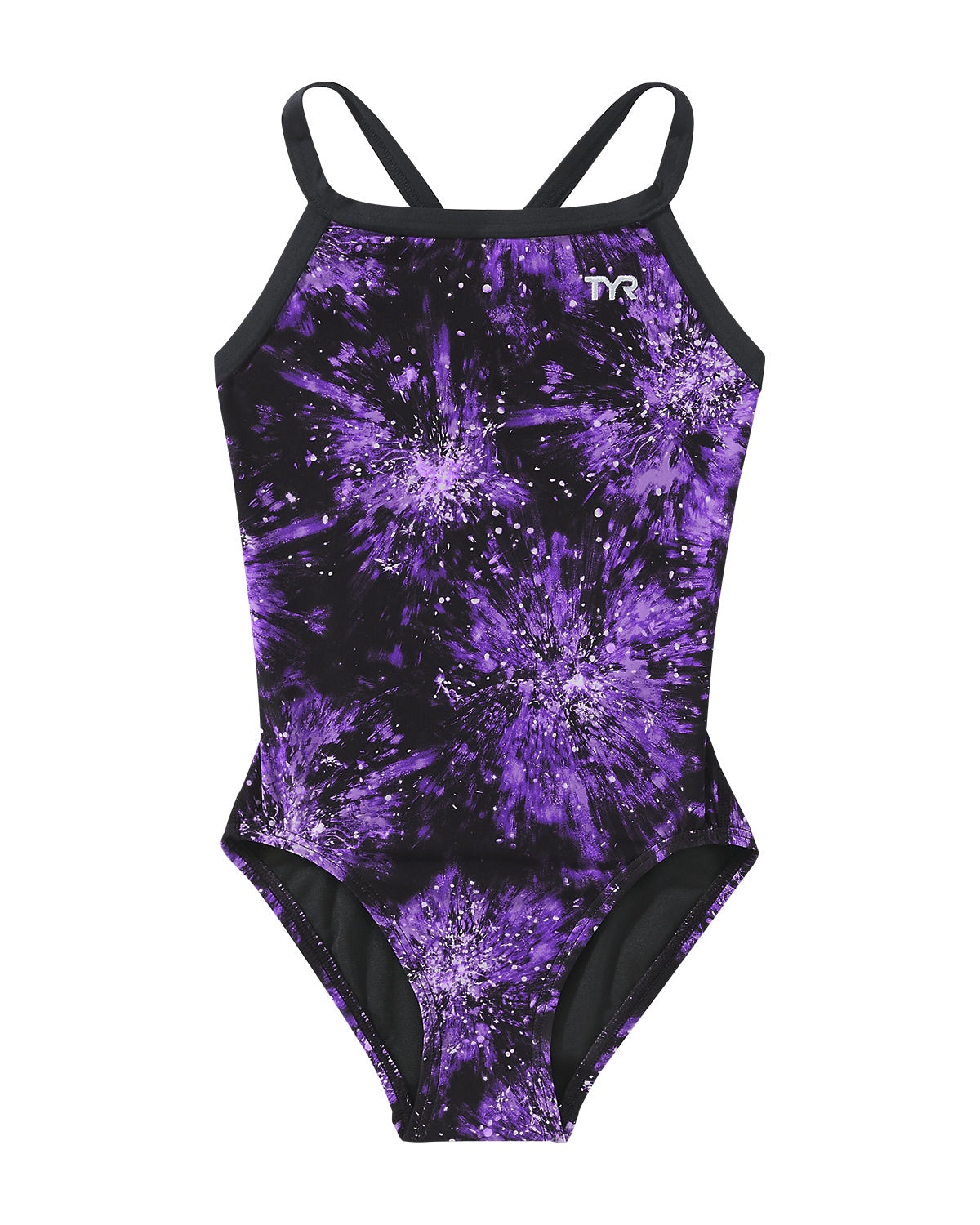 TYR Black/Purple Radiant Flare Durafast Diamondfit Size 28