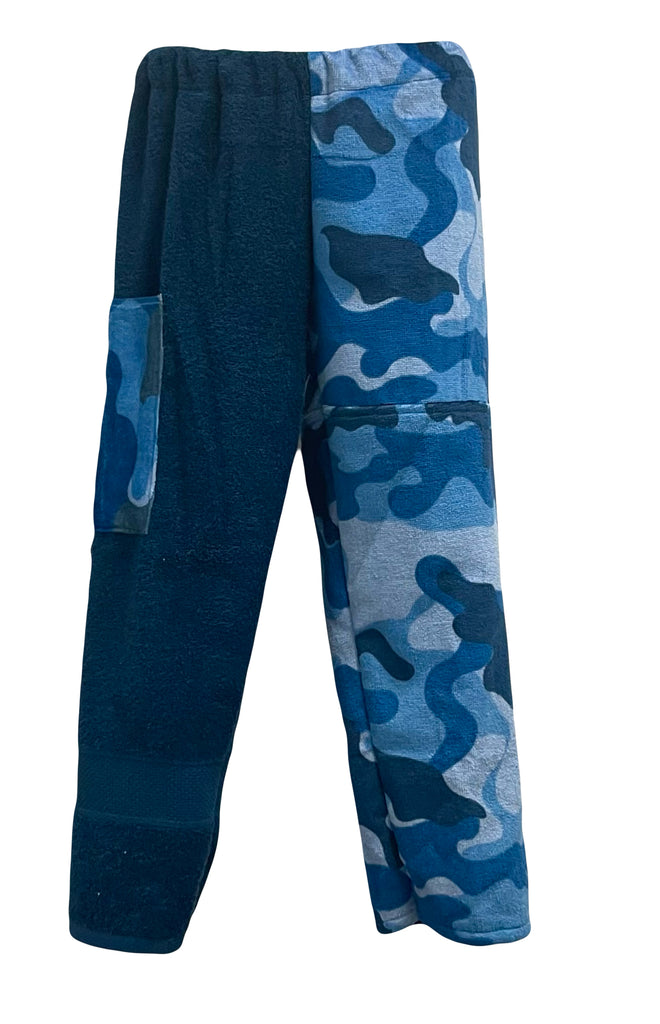 Navy Camo Towel Pants