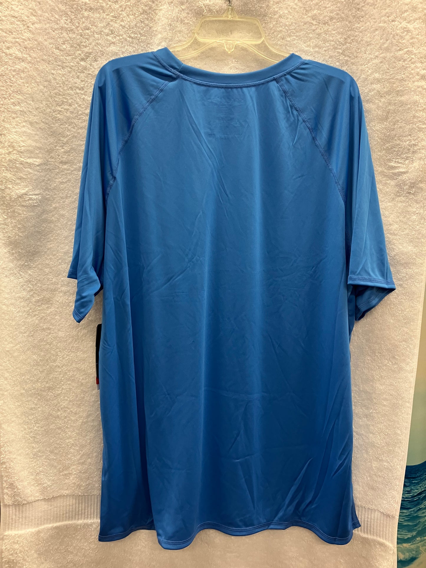 Speedo Palace Blue Easy Swim Shirt Size Large