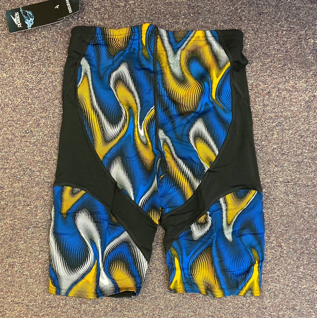 Speedo Endurance+ Team Royal Blue/Gold Jammer Size 34
