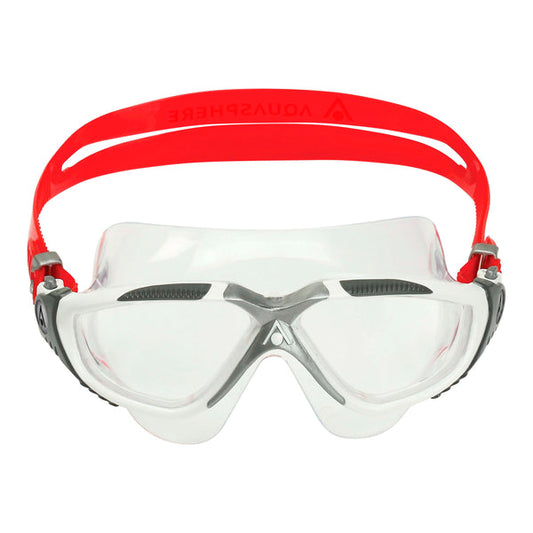 Aqua Sphere Clear/Red Vista Swim Mask