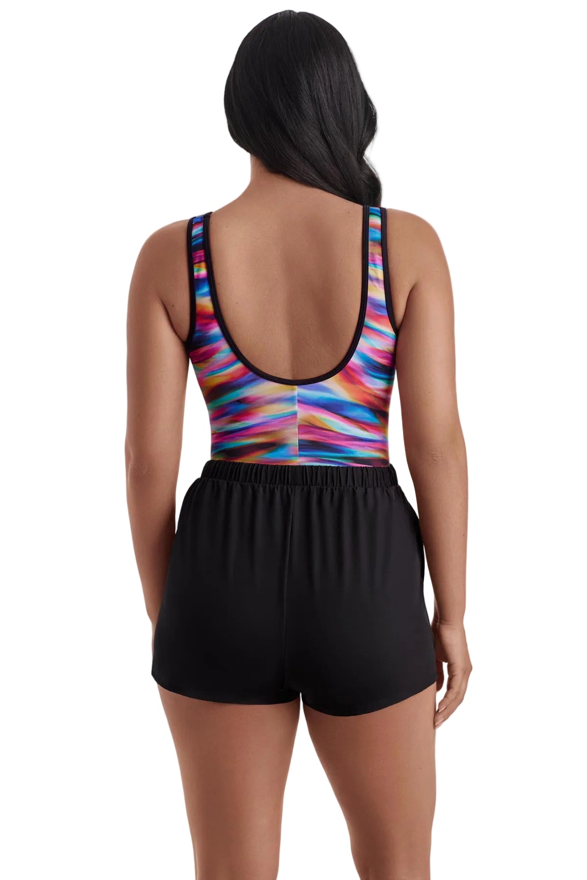 Longitude ShapeSolverSport Binded Scoopneck Runaround One Piece