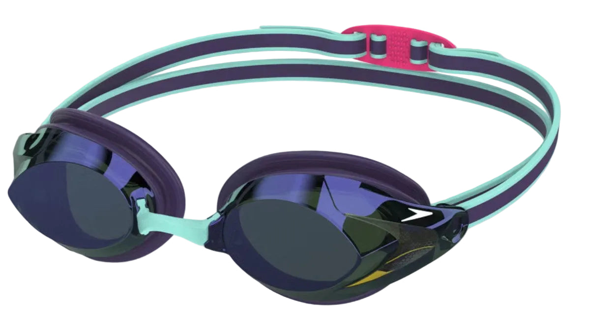 Speedo Dark Purple/Green Women's Vanquisher 3.0 Mirrored Goggle