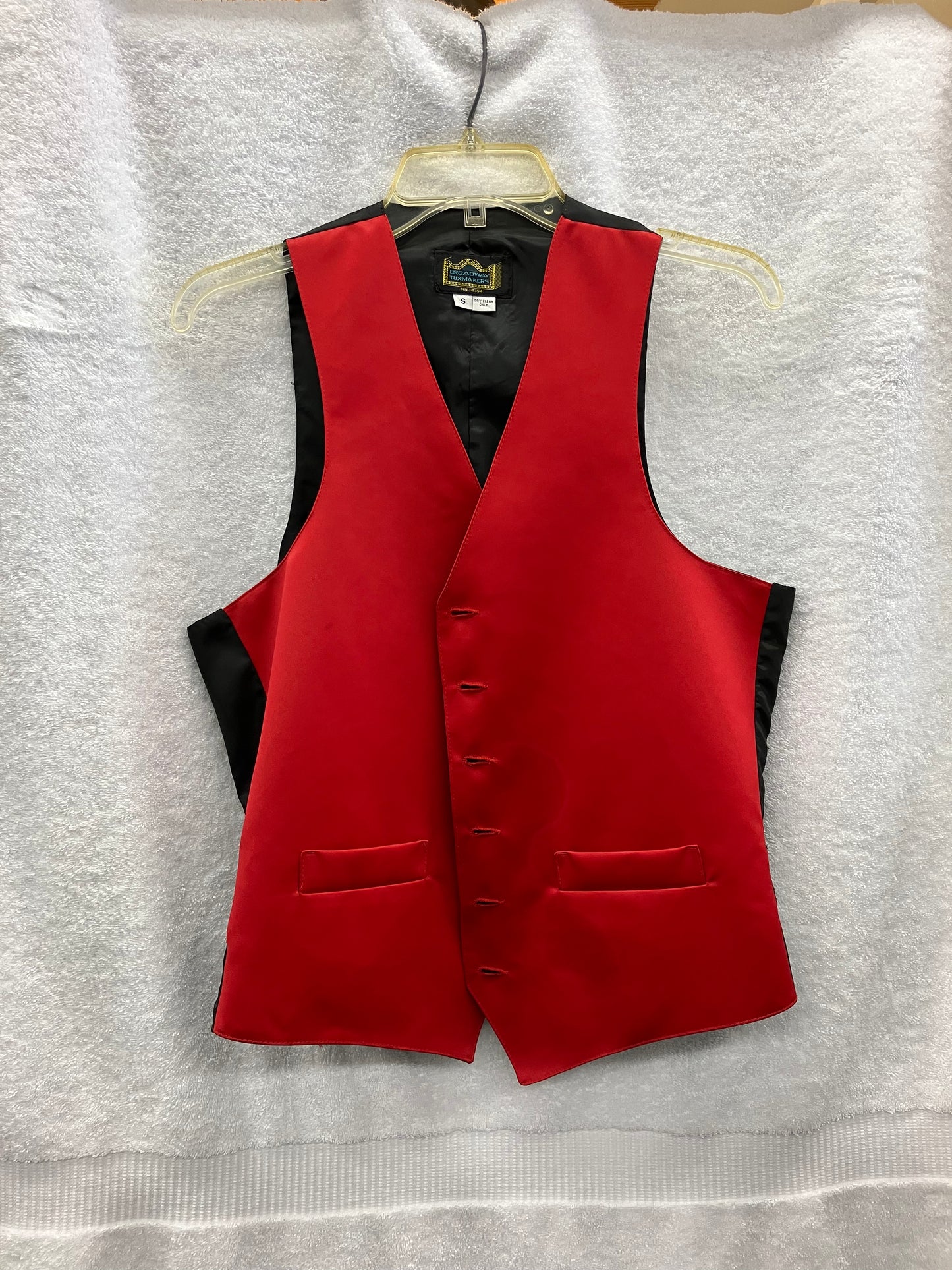 Boys Small Red Vest