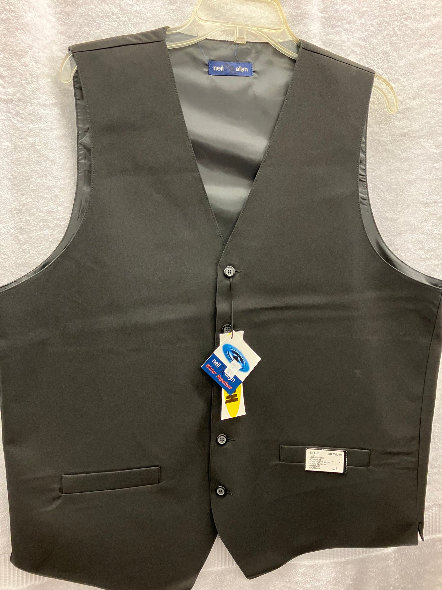 Large Black Vest