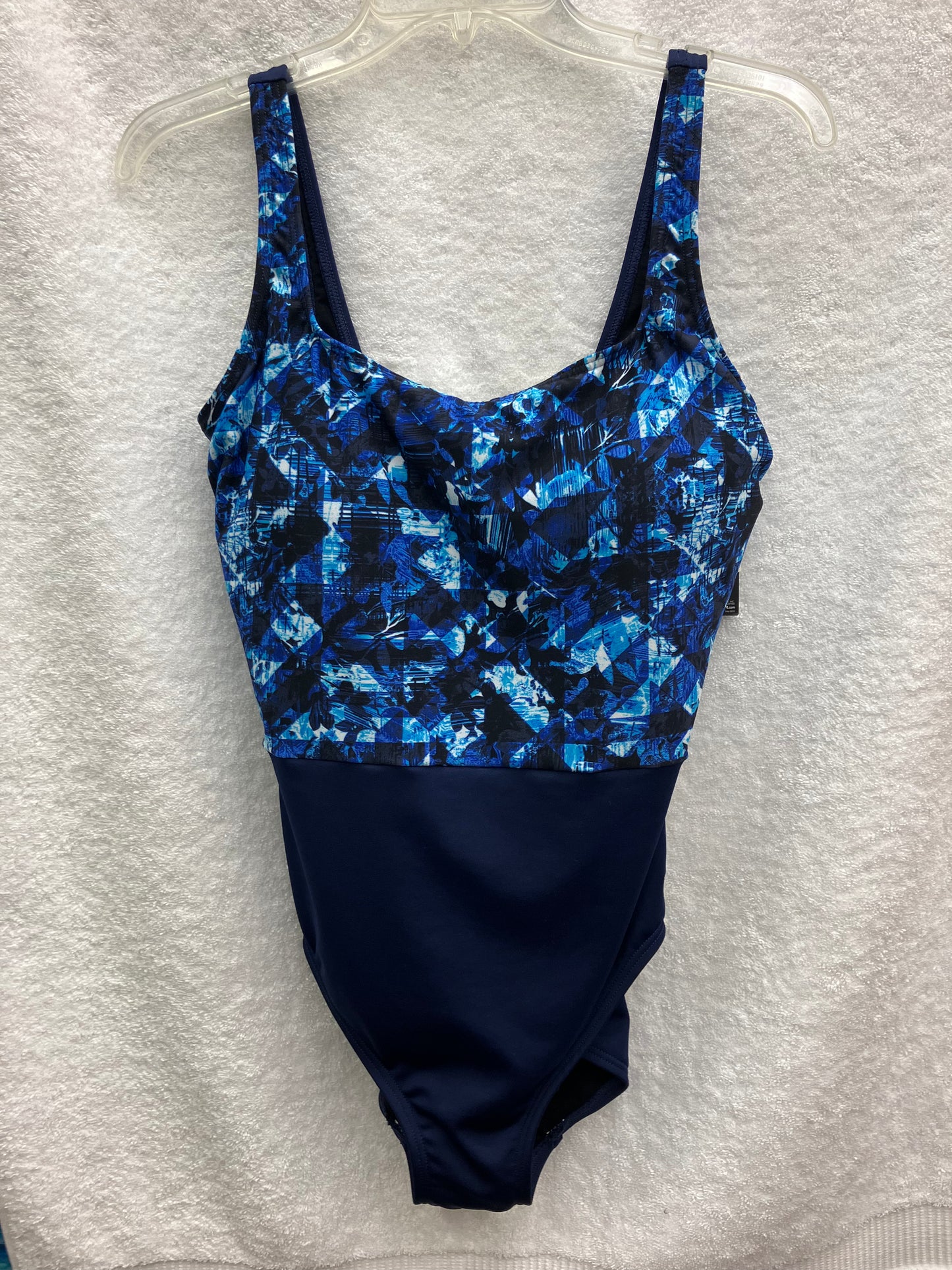 TYR Blue Makai Scoop Neck Control Lift Suit Size 14
