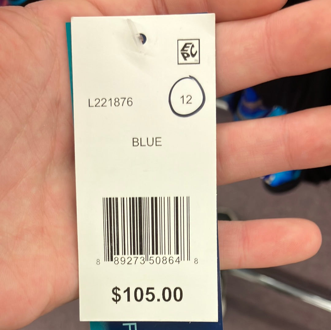 Longitude Blue One Piece Suit Size 12