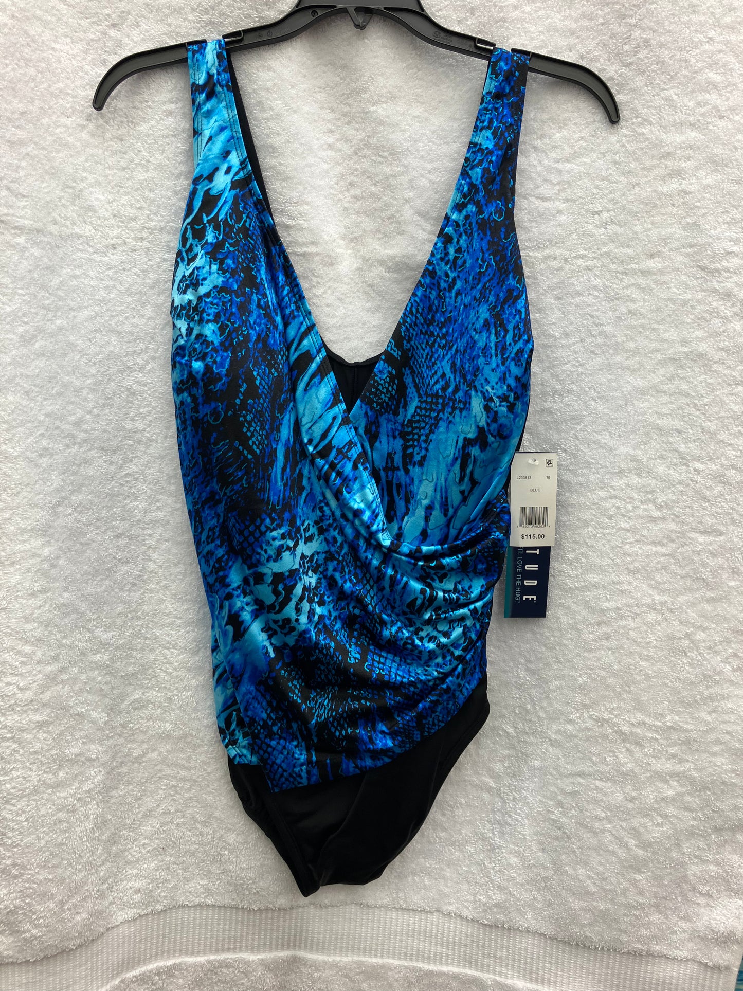Longitude Blue One Piece Suit Size 18