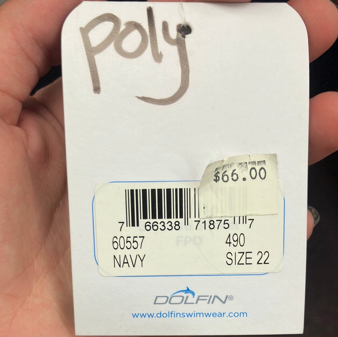 Dolfin Navy Instructor Suit Size 22