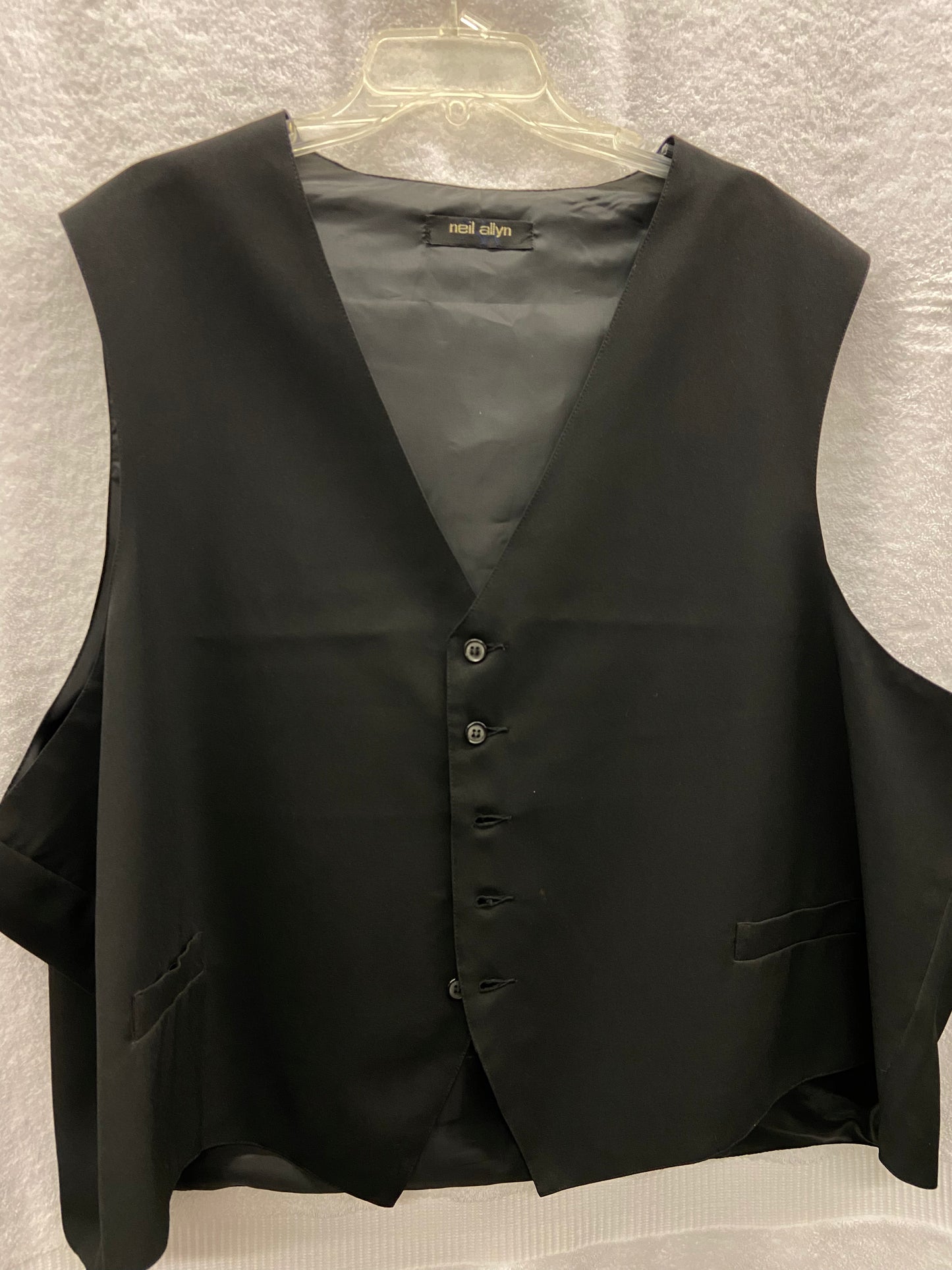 4XL Black Vest