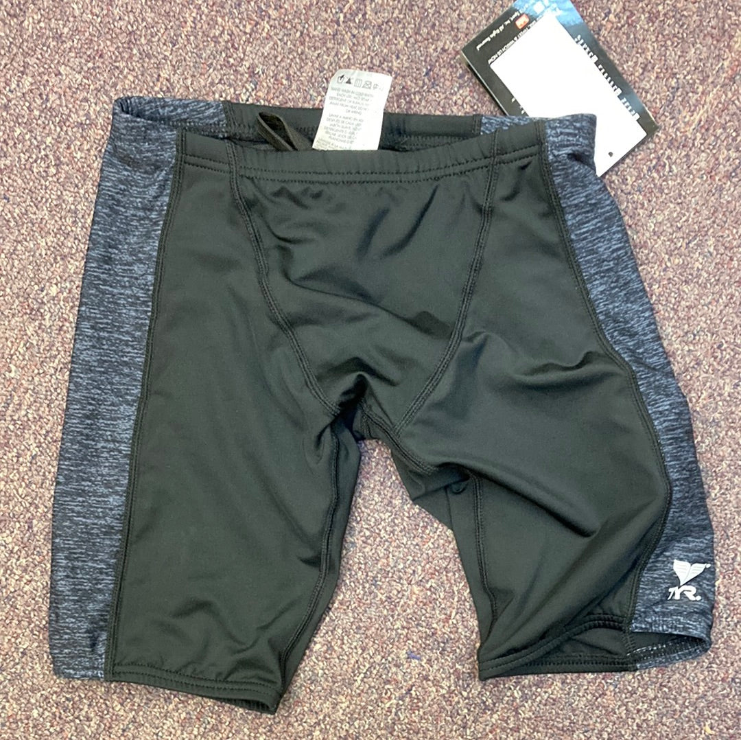 TYR Black grey jammer size 26