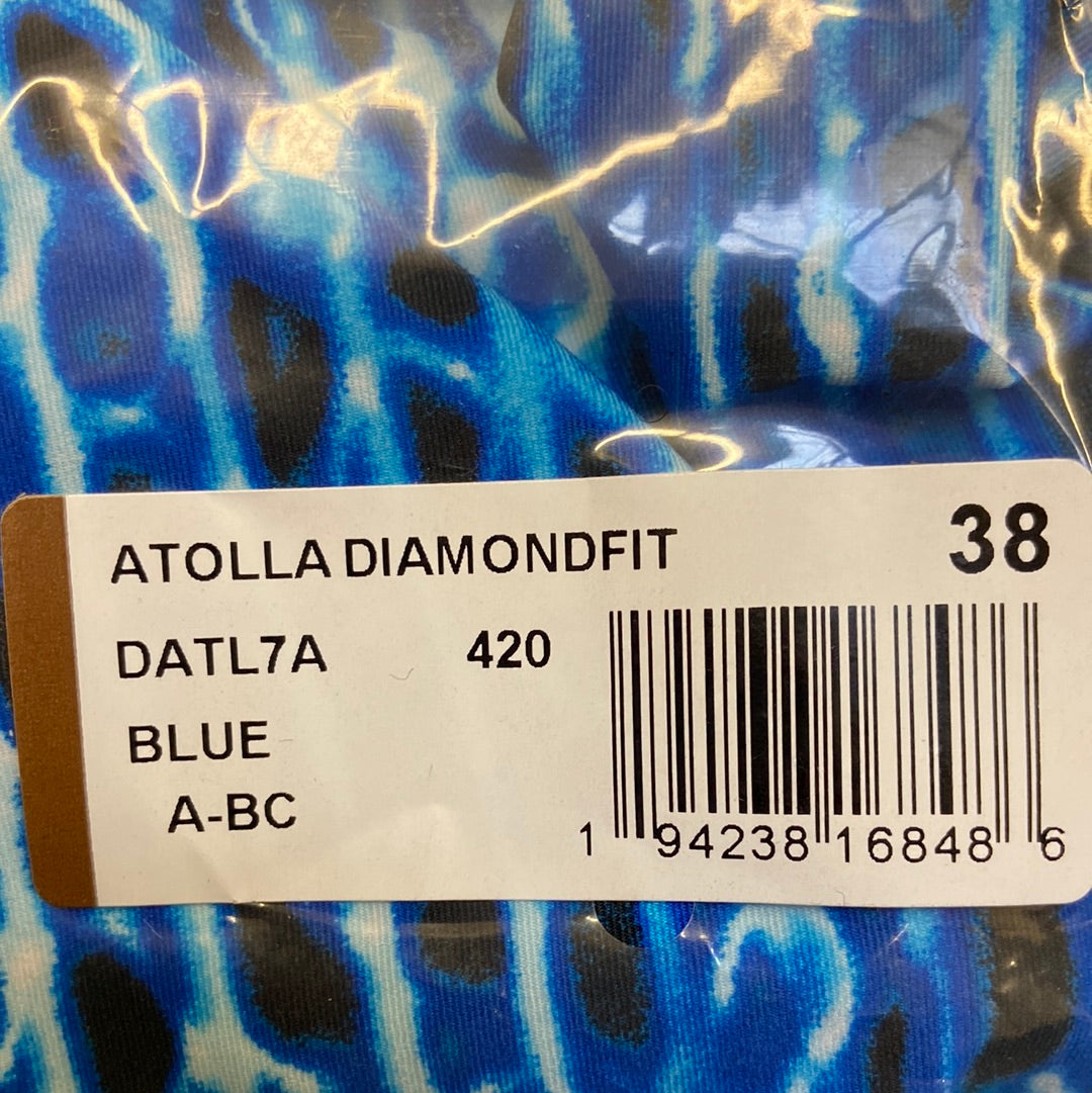 TYR Female Atolla Diamondfit Blue Suit