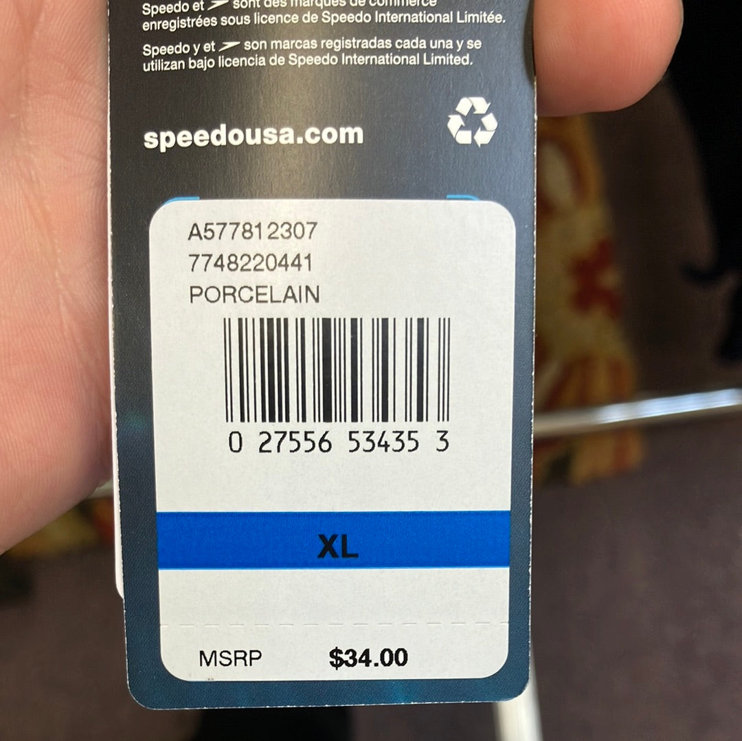 Speedo Porcelain Easy Swim Shirt Size XLarge
