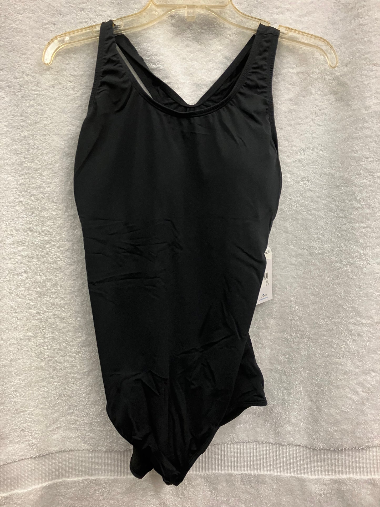 Dolfin Black H Back One Piece Suit Size 16
