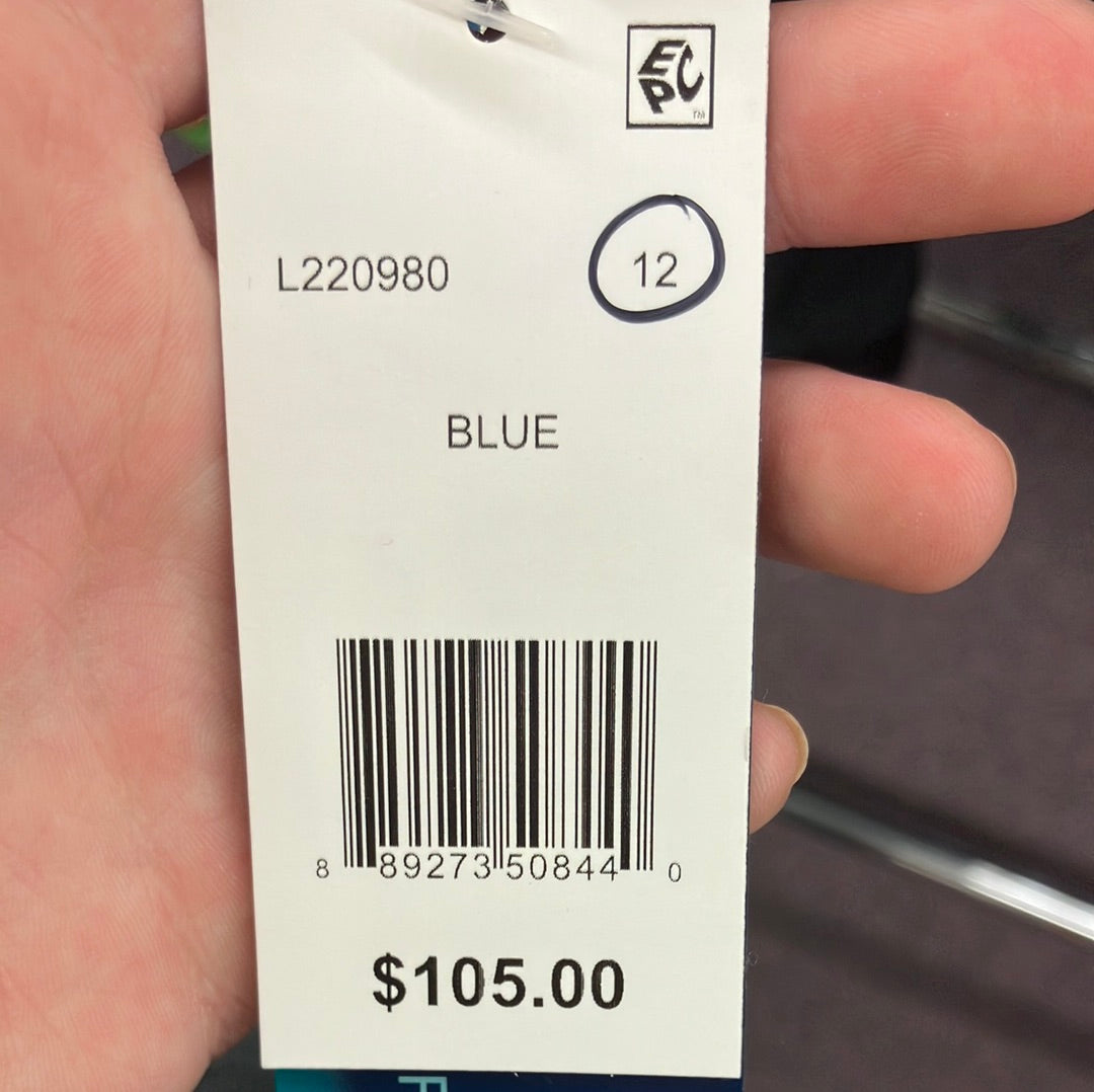 Longitude Blue One Piece Suit Size 12