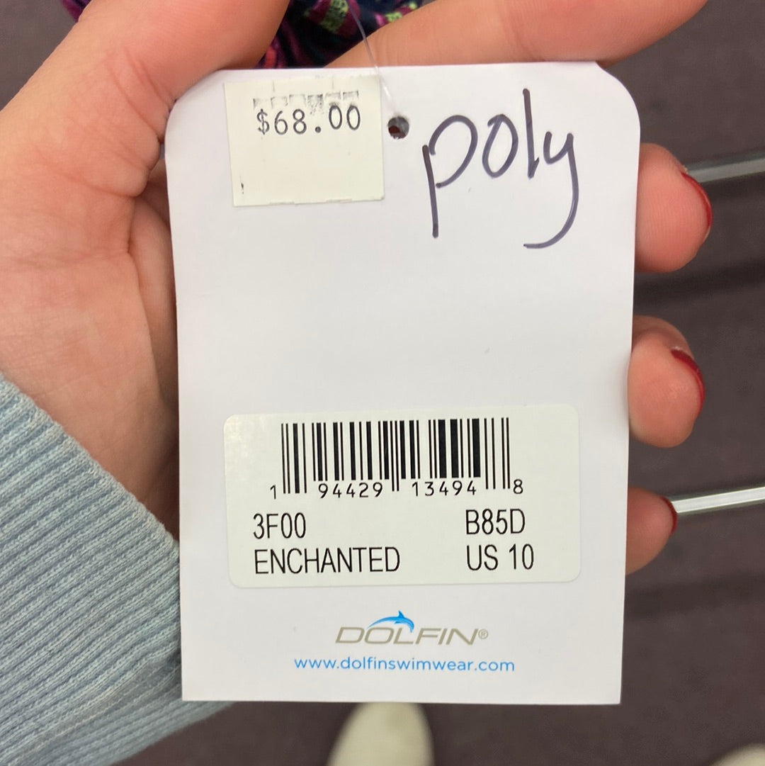 Dolfin Enchanted One Piece Suit Size 10