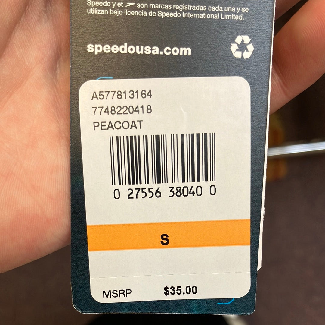 Speedo Peacoat Easy Swim Shirt Size Small