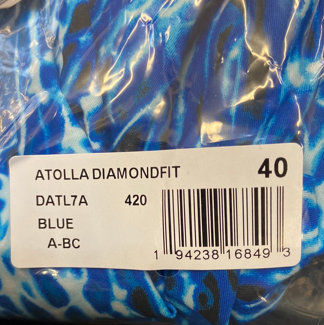 TYR Female Atolla Diamondfit Blue Suit