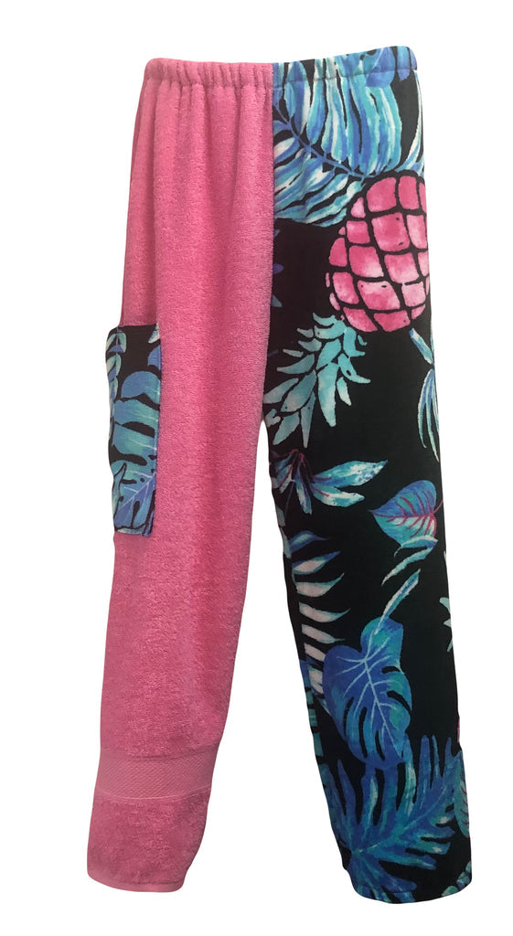 Pink Pineapple Towel Pants