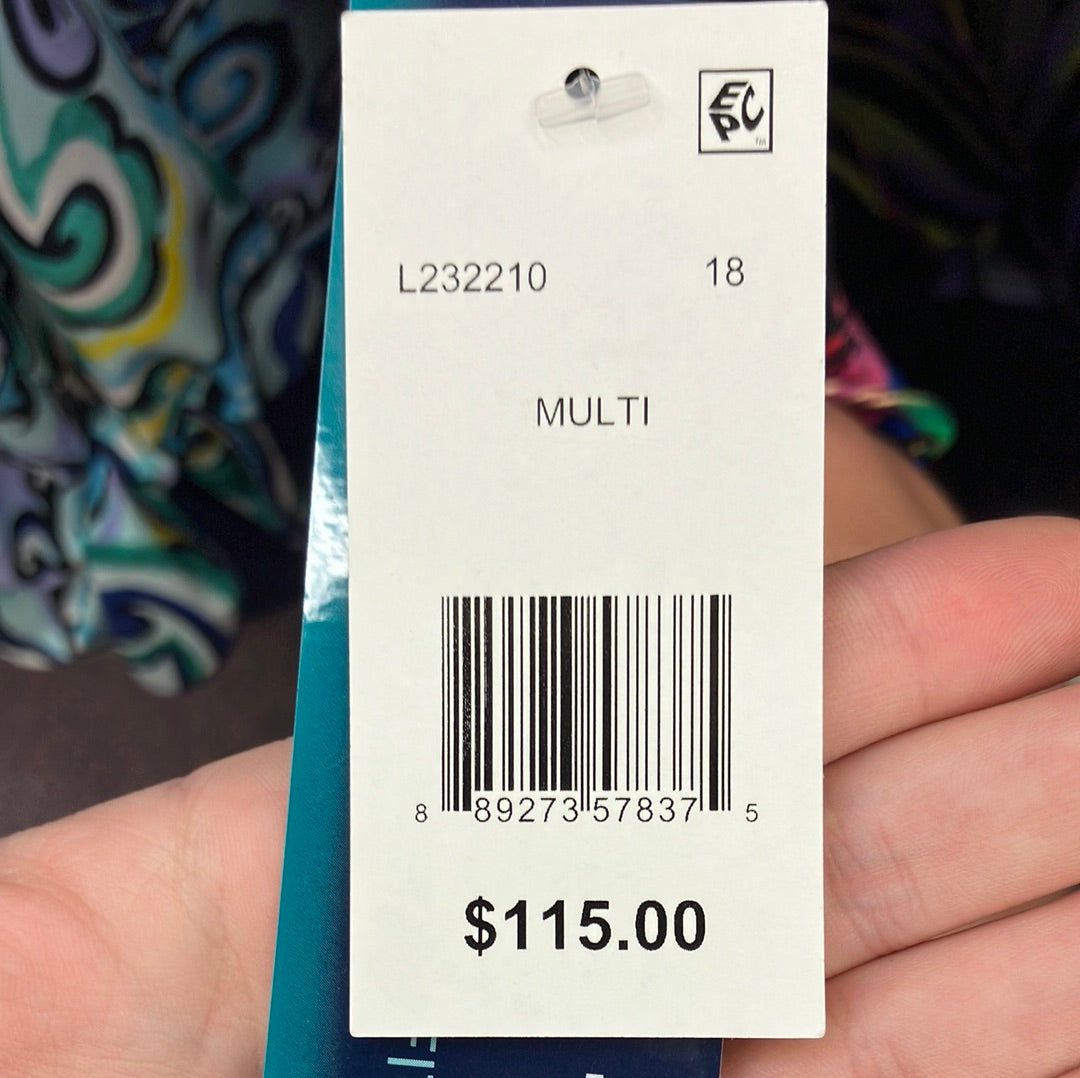 Longitude Multicolor One Piece Suit Size 18