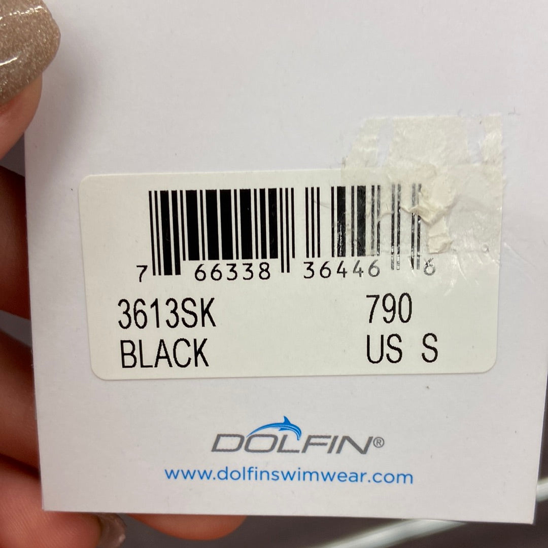 Dolfin Black Swim Skirt Size Small