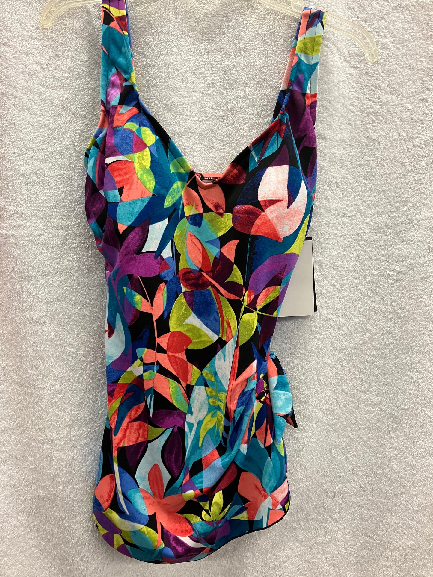 Maxine Multicolor Fiesta Spa Wide Strap Suit Size 10