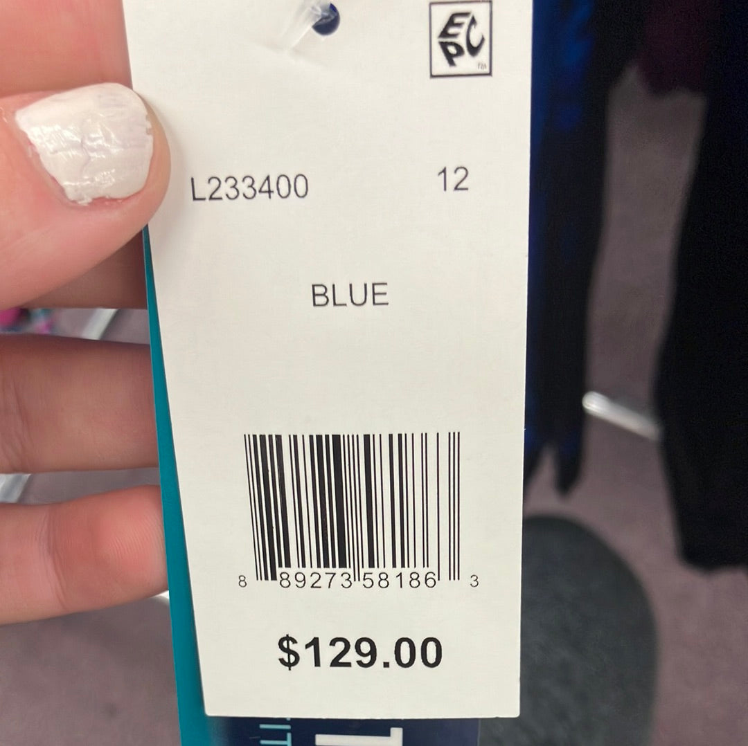 Longitude Blue One Piece Suit Size 12