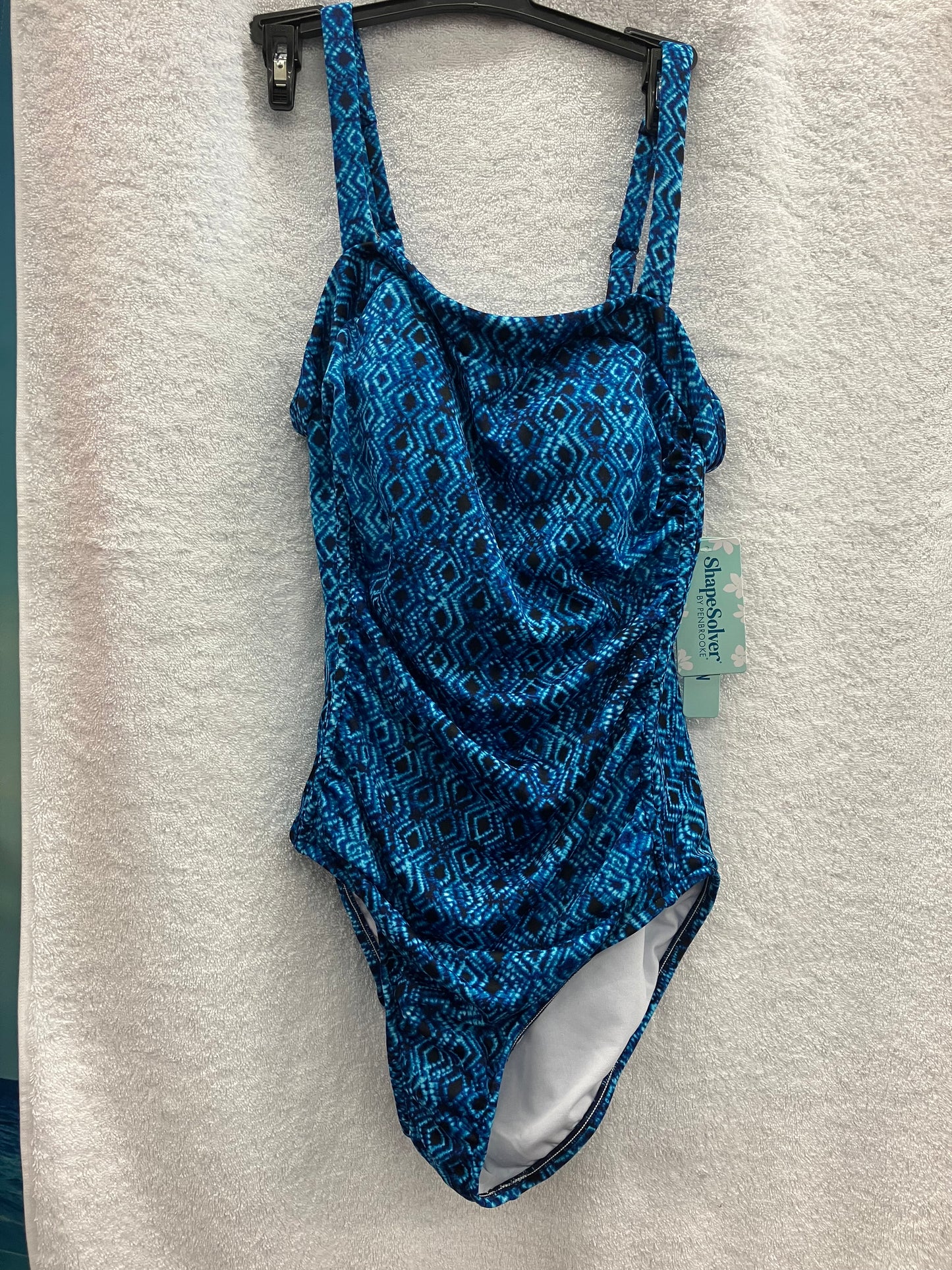Penbrooke Blue Shape Solver One Piece Missy Control Size 12