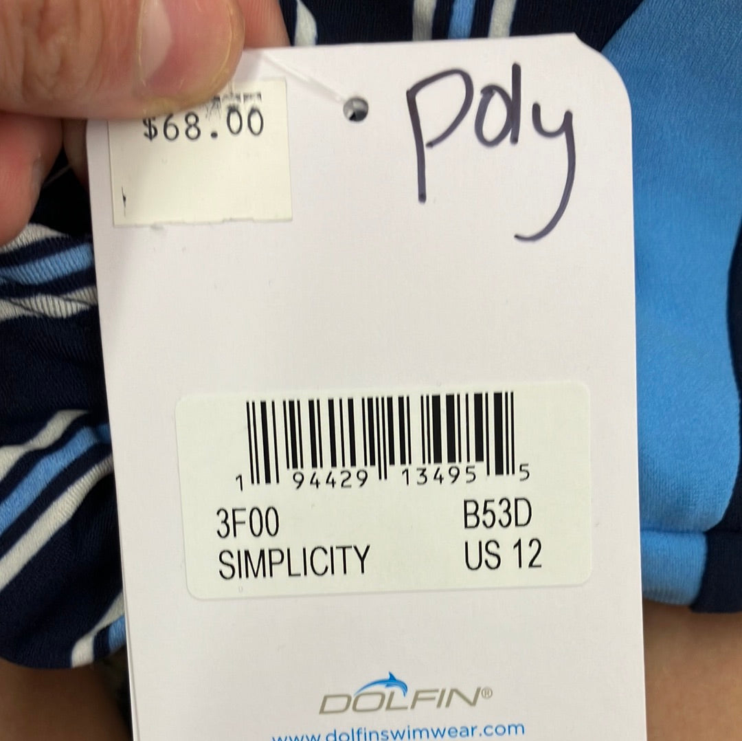 Dolfin Simplicity One Piece Suit Size 14