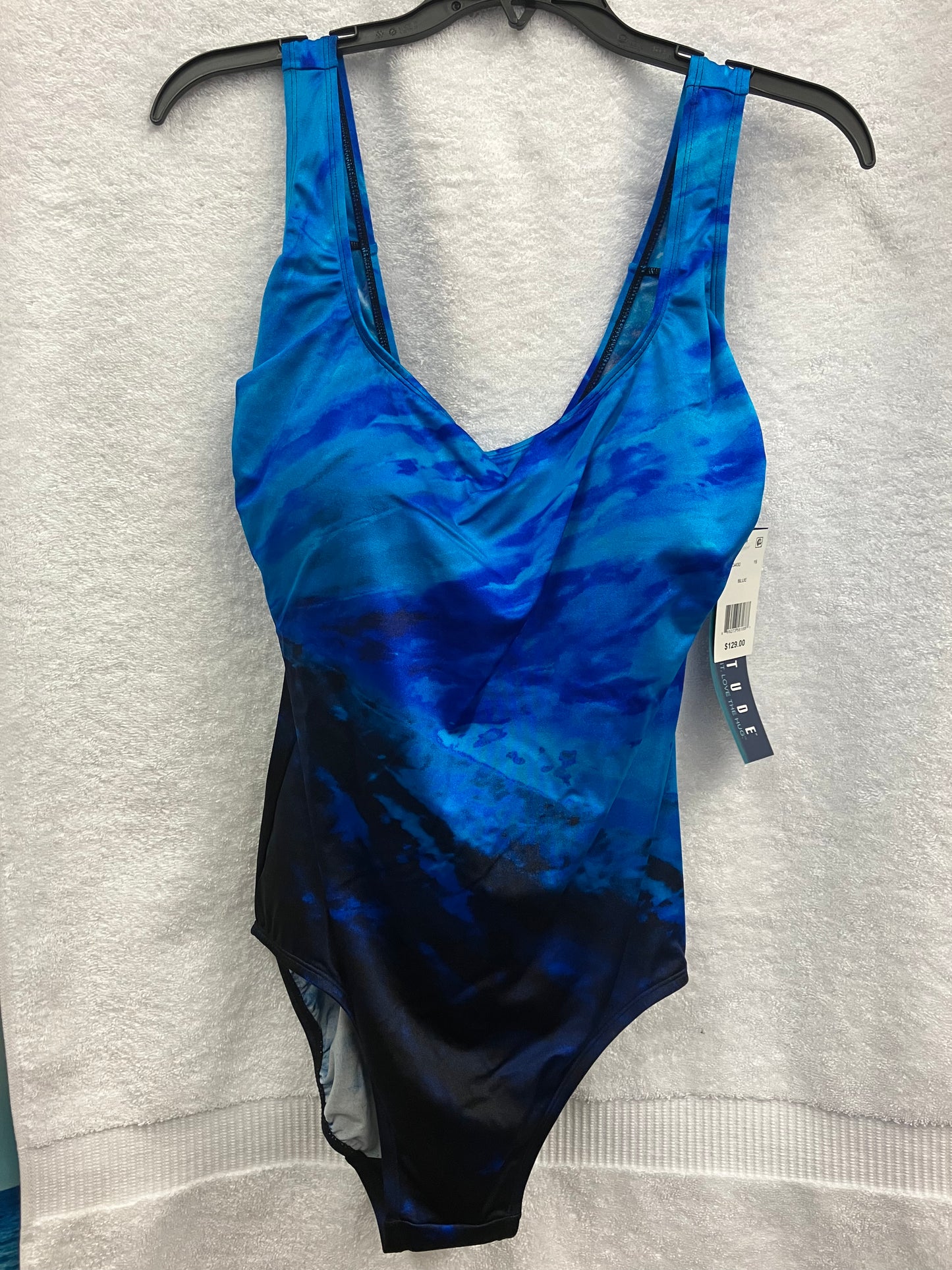 Longitude Blue One Piece Suit Size 16
