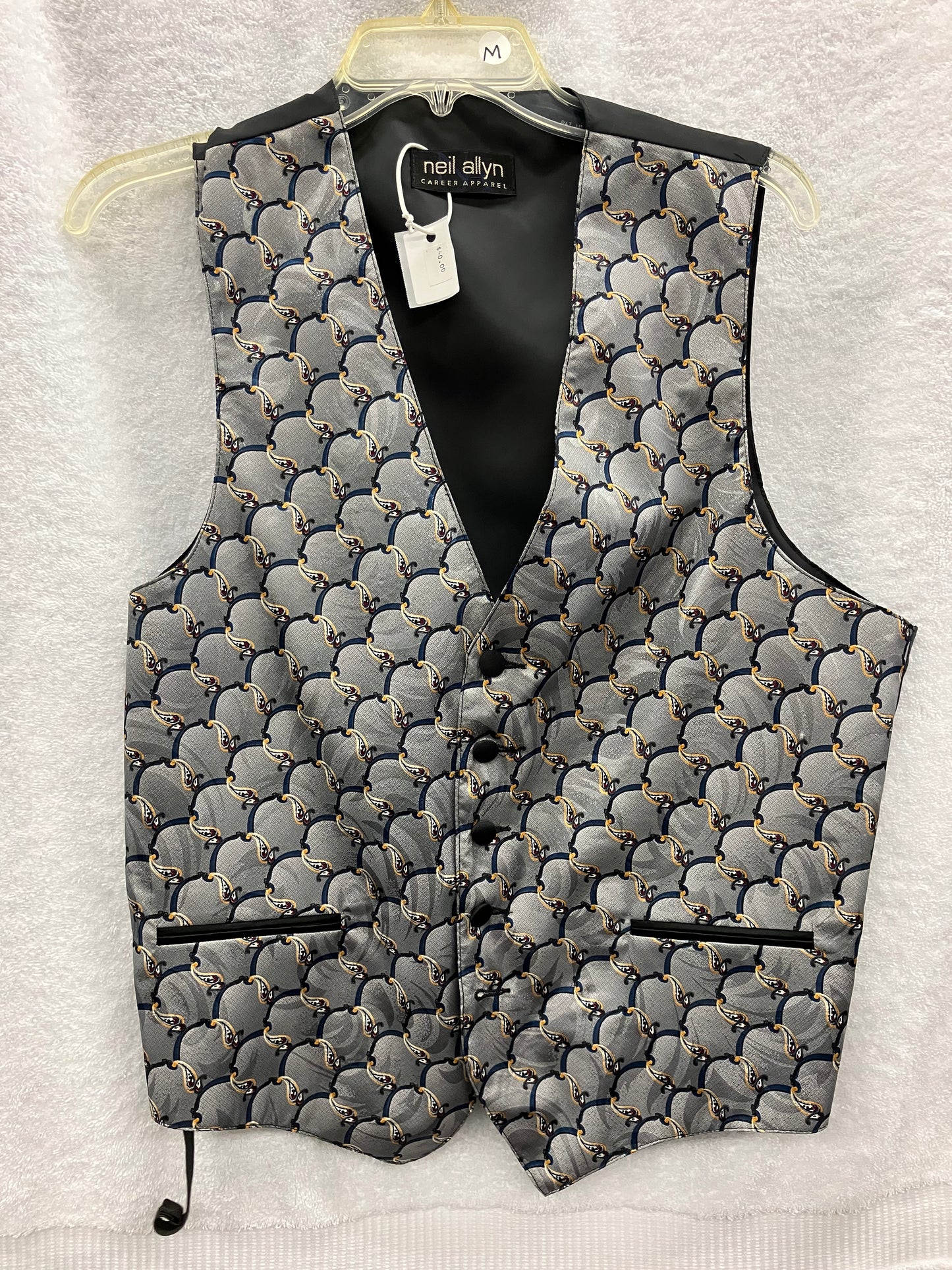 Medium Grey Patterned Vest