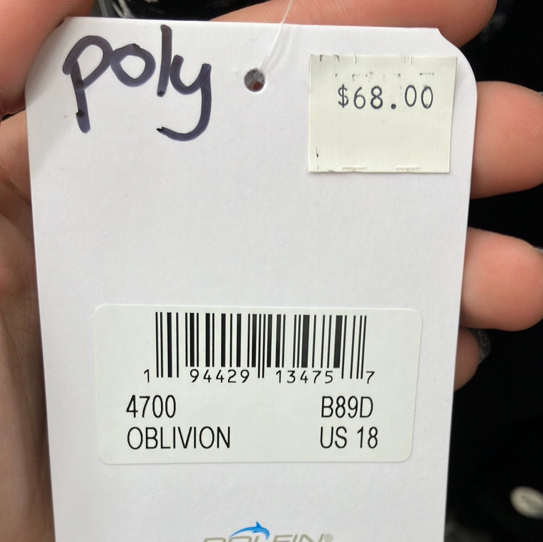 Dolfin Olivion H Back One Piece Suit Size 18